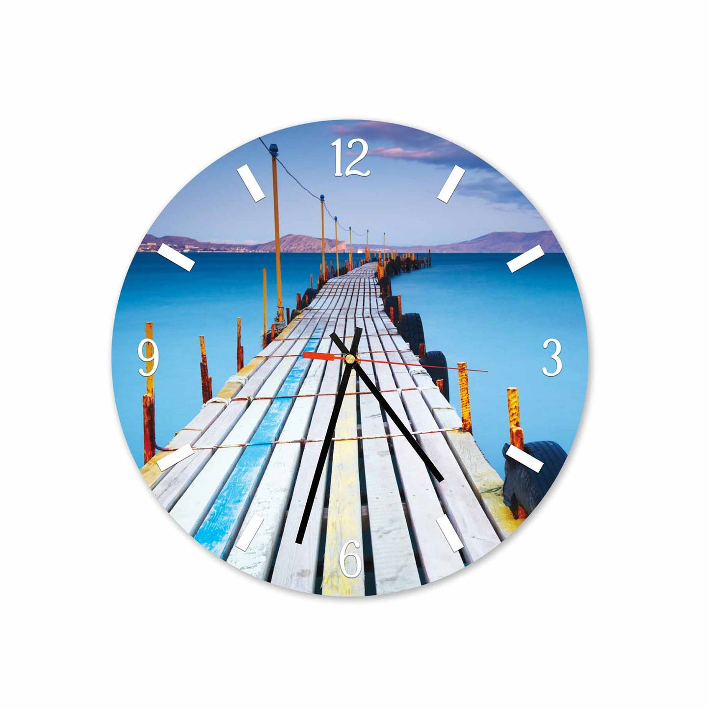 BALI Bridge Acrylic Wall Clock