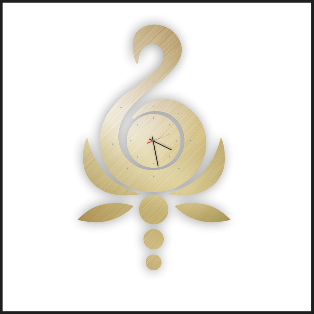 XYLO Swan Acrylic Mirror Art Wall Clock