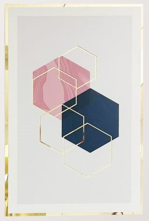 EROS Abstract Shapes Acrylic Mirror Prints