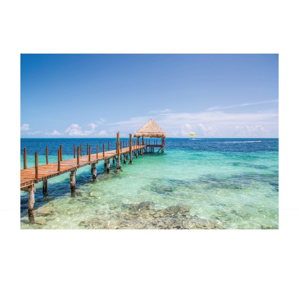 MALDIVES Serene Scene at Sea Modern Acrylic Wall Art