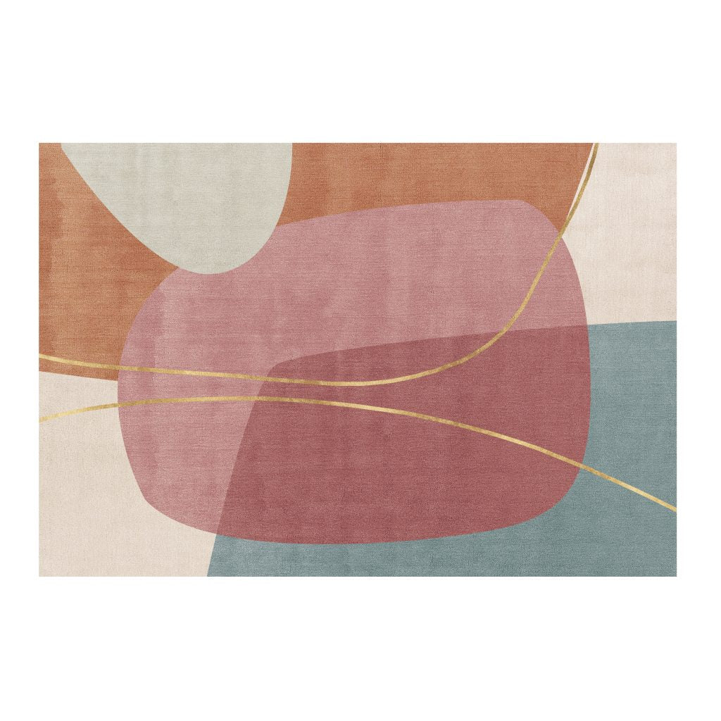 ROSA Pink Abstract Modern Acrylic Wall Art