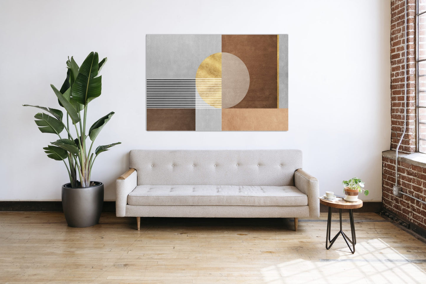 GEOMETRIC Dynamic Digital Abstract Modern Acrylic Wall Art