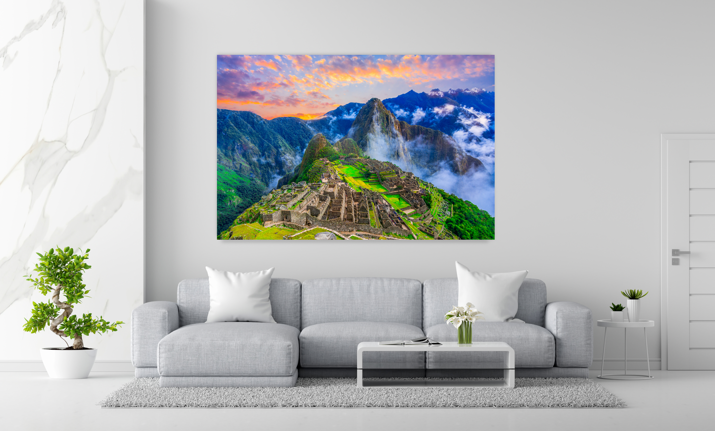 INCA Landscape Terraces Modern Acrylic Wall Art