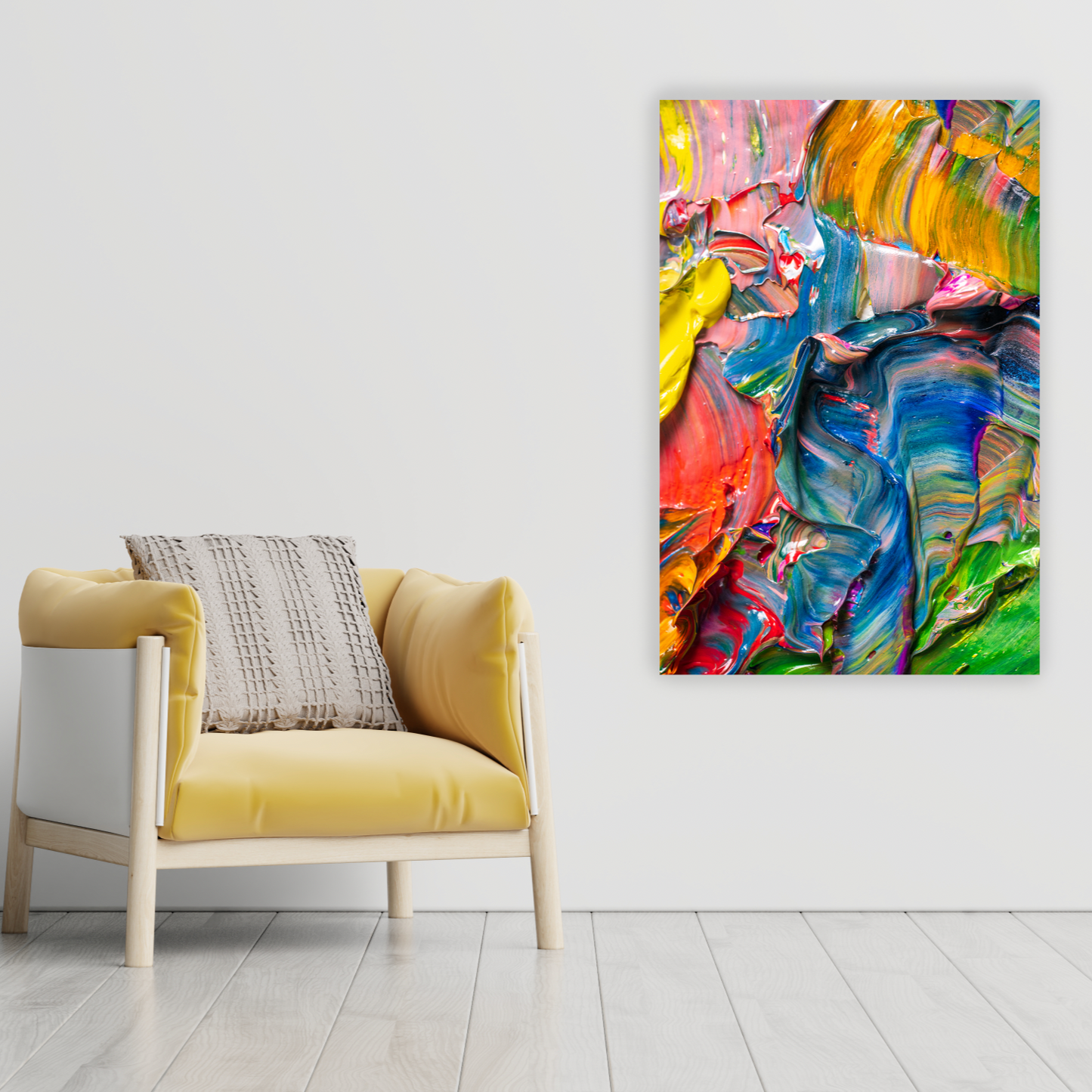 DAZZLING Vivid Color Array Modern Acrylic Wall Art