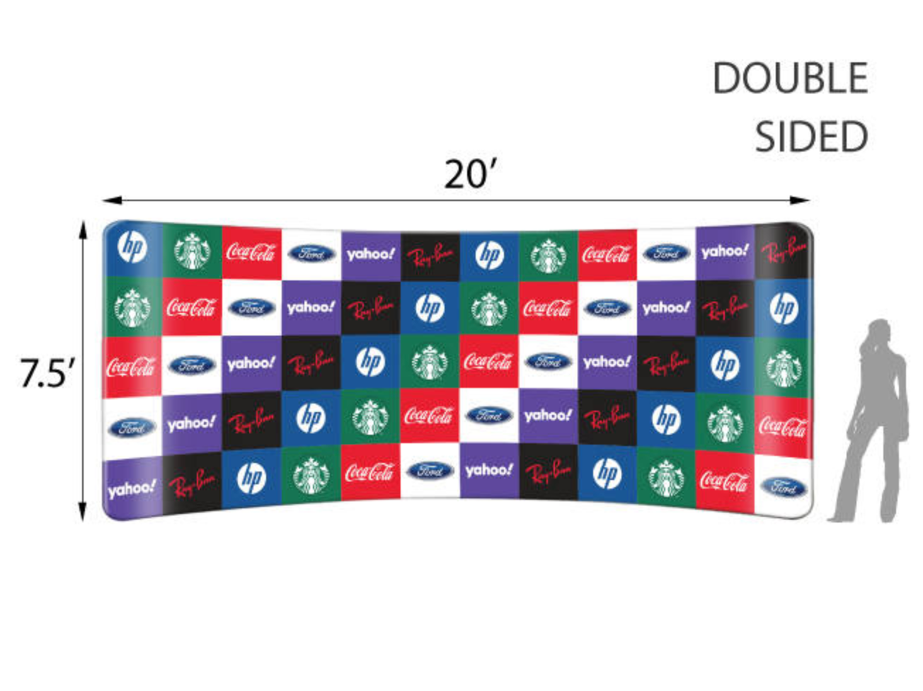 CURVED Tension Fabric Tube Backdrops