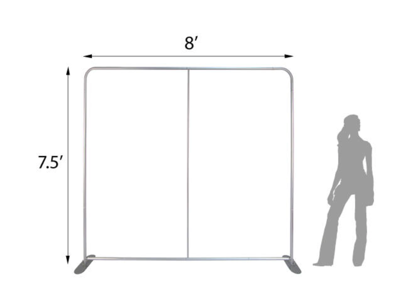 STRAIGHT Tension Fabric Tube Backdrops