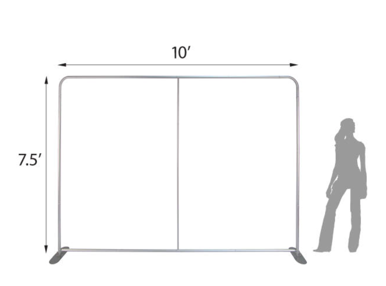 STRAIGHT Tension Fabric Tube Backdrops