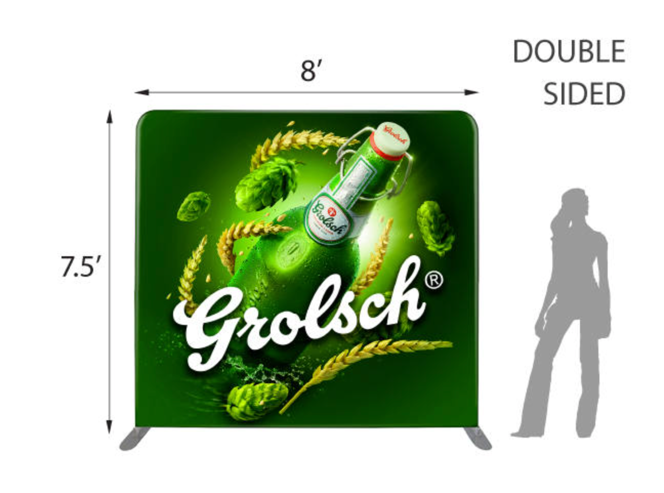 STRAIGHT Tension Fabric Tube Backdrops