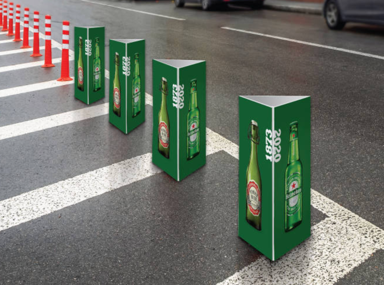 BOLLARD Coroplast Covers