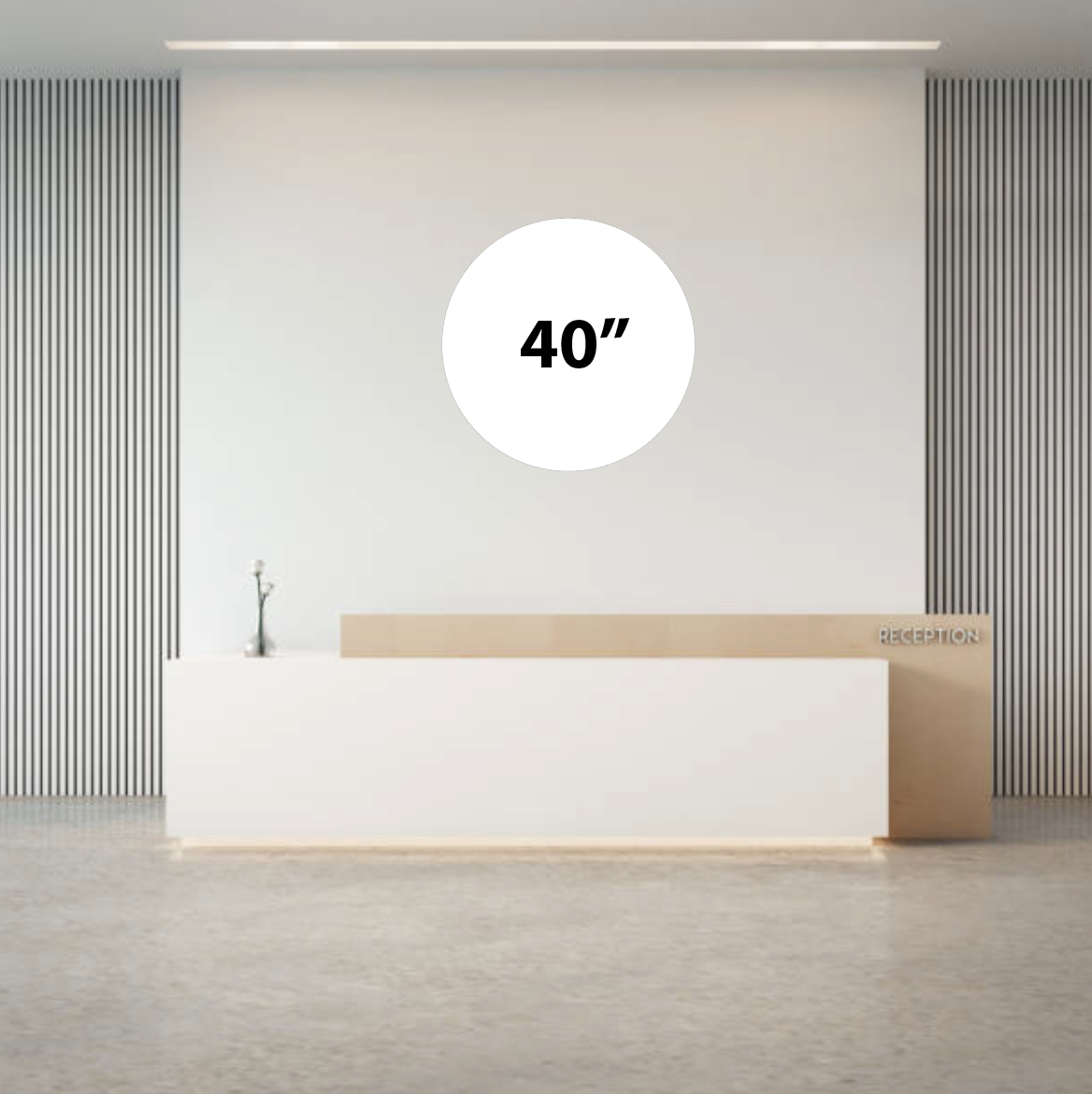 ACRYLIC Printed Sign