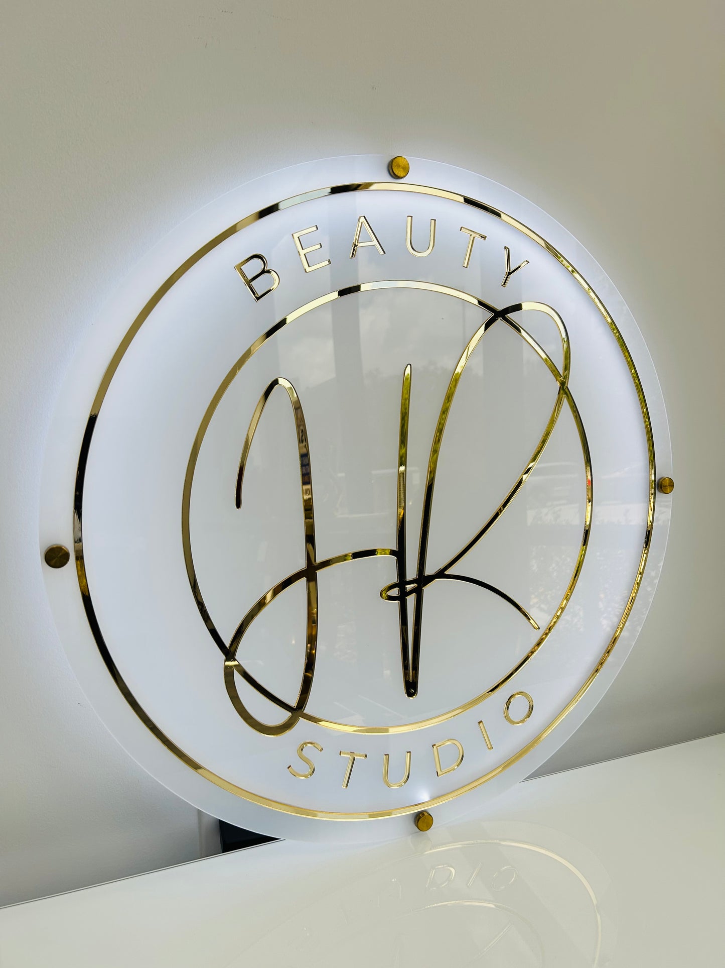 Translucent Storefront Sign TRANSLUCENT Base 3D Acrylic Sign – UsaAcrylic