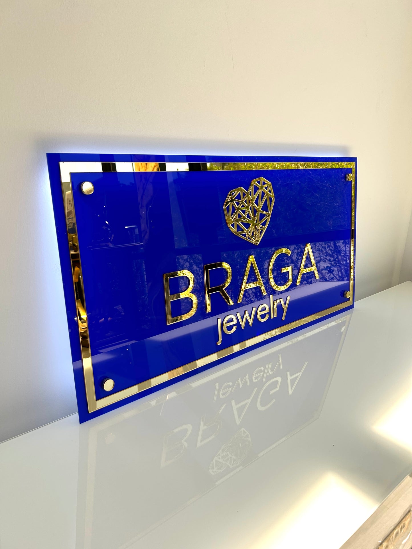 SOLID Base Acrylic 3D Sign