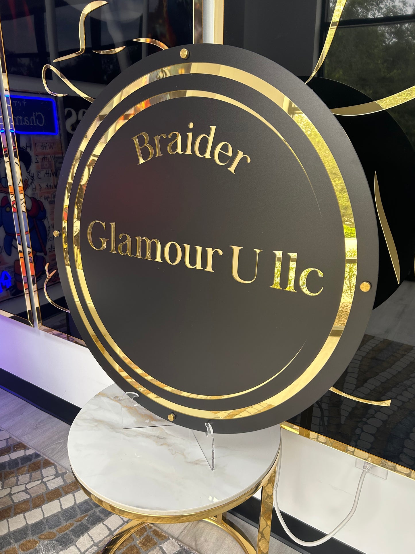 PRINTED MIRRORED ACRYLIC SIGNS