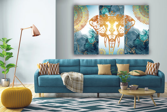 SULC-61 ELEPHANT Modern Acrylic Wall Art