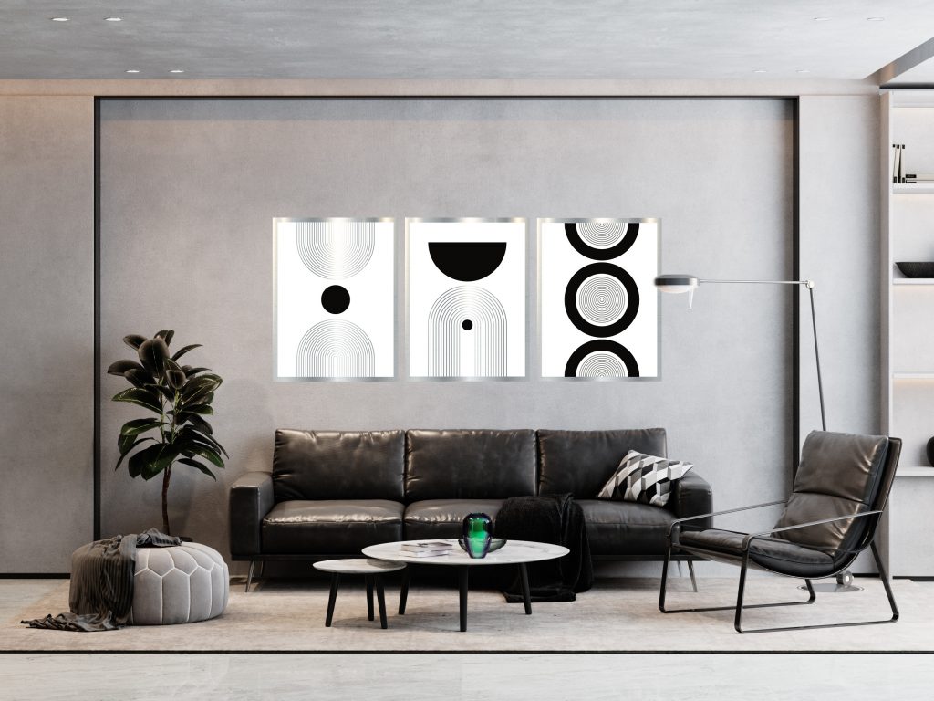 APOLO Modern Design Acrylic Mirror Prints