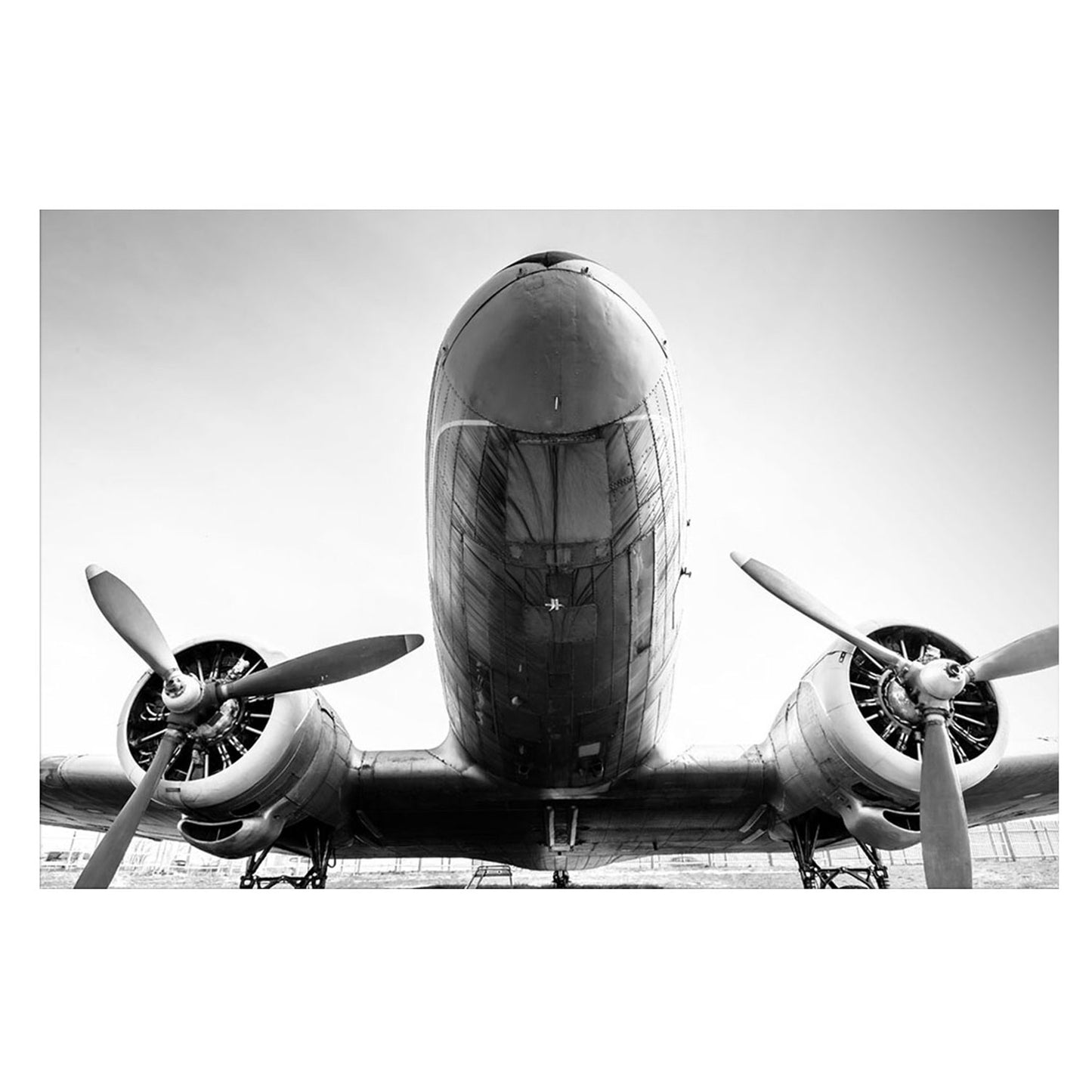 VYNOR Airplane Tempered Glass Print
