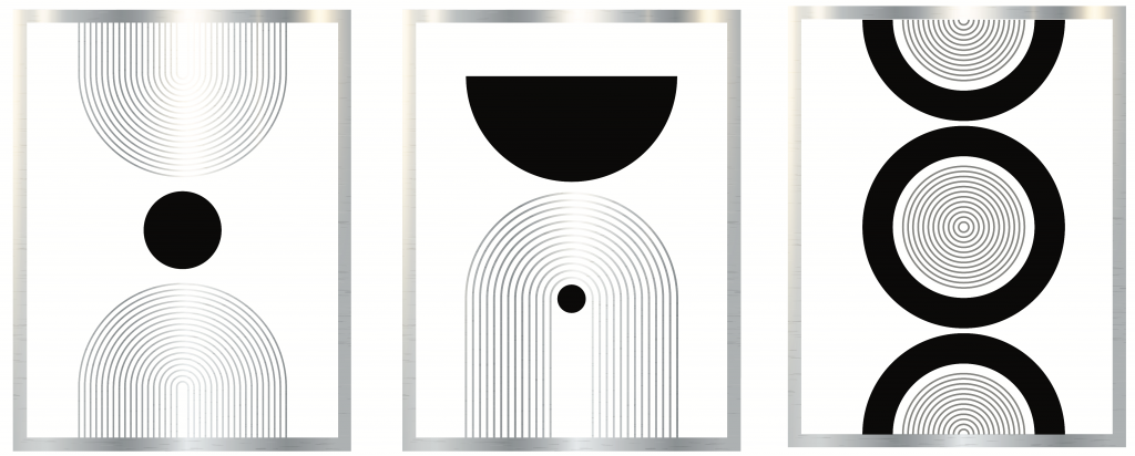 APOLO Modern Design Acrylic Mirror Prints