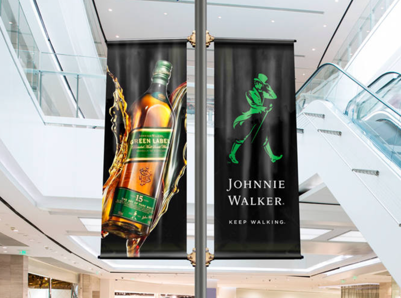 POLE Banner, 18" Wide