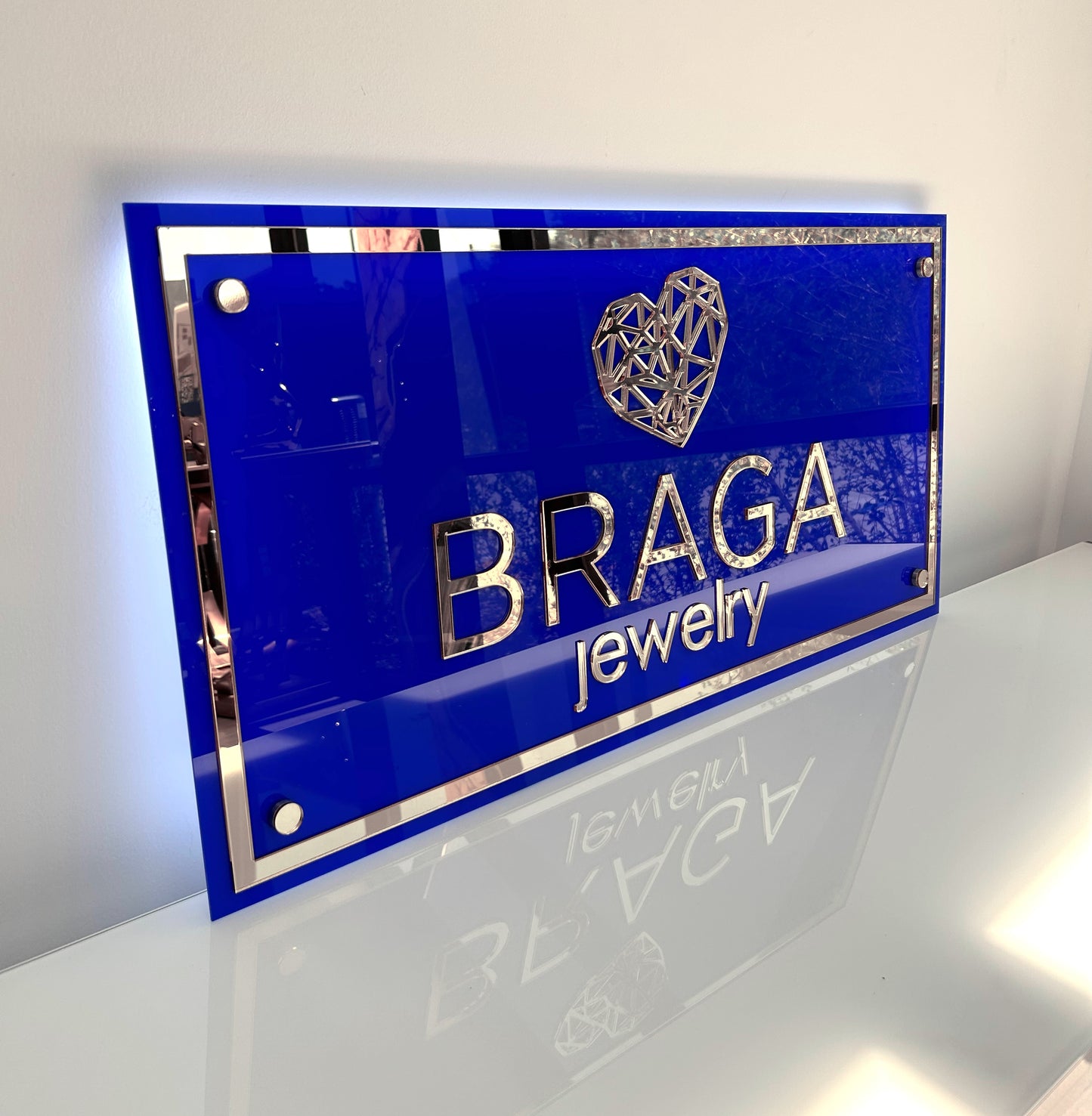 SOLID Base Acrylic 3D Sign